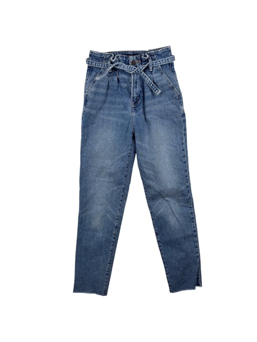 ✨3/$30 Hollister 0 Ultra High-Rise Mom Jeans Hollister Adjustable Belt Paper Bag